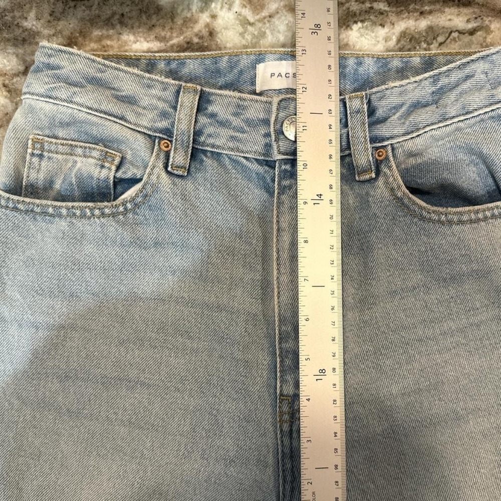 Pacsun 90s boyfriend jeans Grunge High-waisted blue denim jeans - Picture 5 of 7
